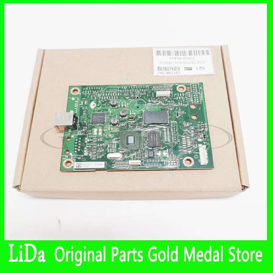 

Original For HP 403d FORMATTER BOARD For HP 402d LOGIC CARD C5F92-60001 FORMATTER CARD 100% WORKING TESTED