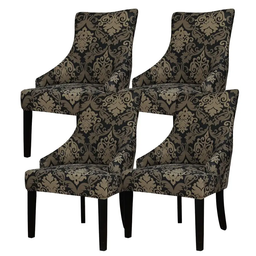 

Wingback Chair Covers with Pattern Dining Chair Covers,Wingback Side Chair Slipcover,Reusable Arm Chair Protector Cover Slipcove
