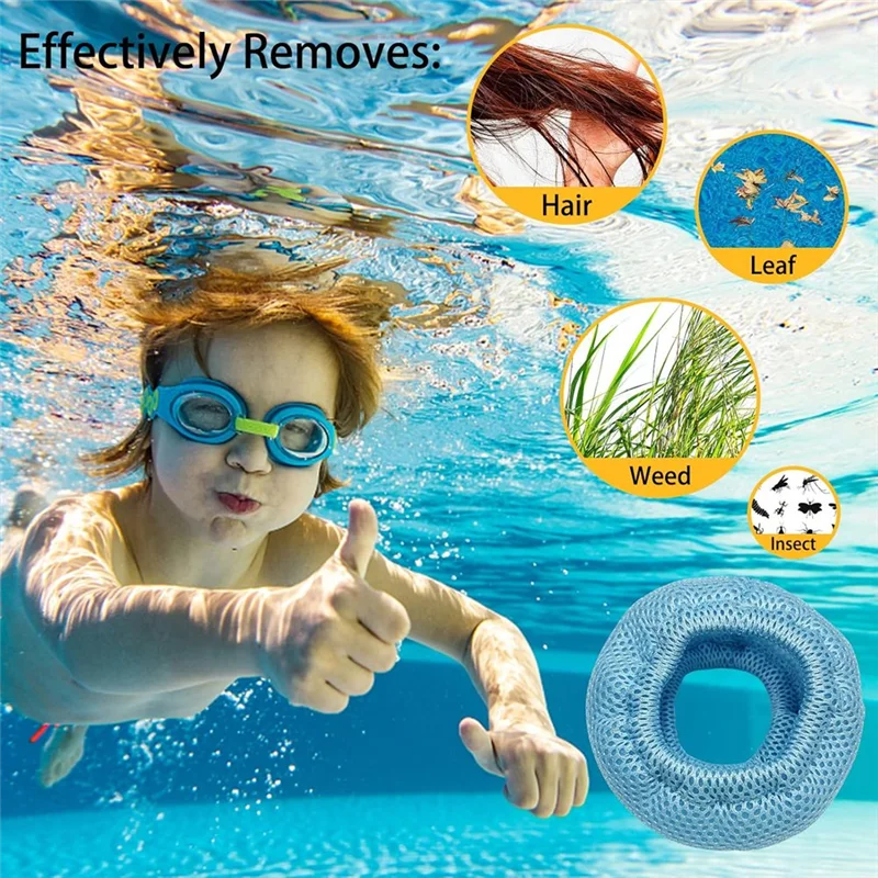 

M11K-Pool Bubble Spa Accessories Protective Nets 4PCS For Hot Tub Filters 90-Pleat Strainer Replacement Filters