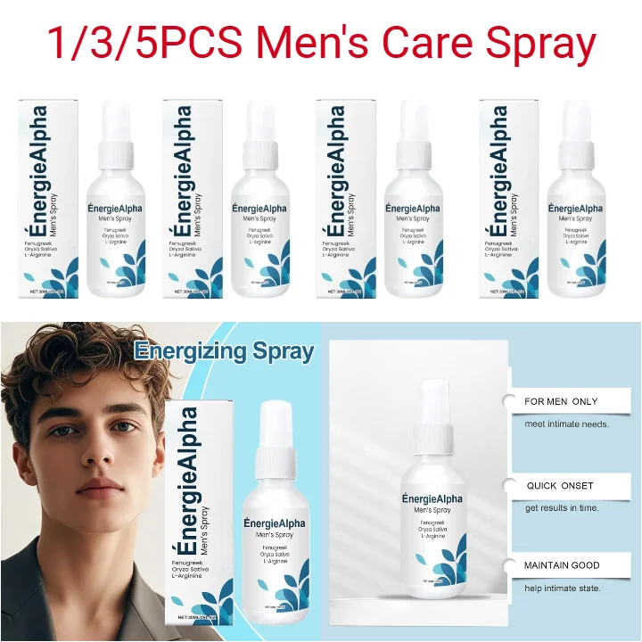1/3/5PCS Men's Care Spray Gently Nourishes Refreshes Male Body Delivers a Smooth Refined Texture Elevates Daily Well-being Care