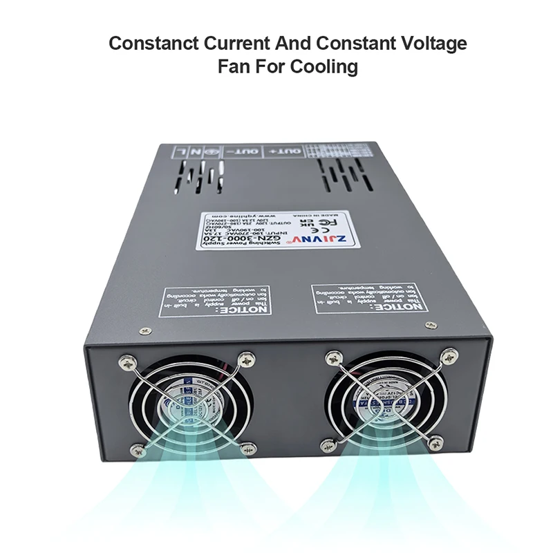 3000W RS485 Switching Power Supply ,PFC,Parallel Current Sharing, Wide Voltage Input 90-275VAC Efficient and Adjustable SMPS