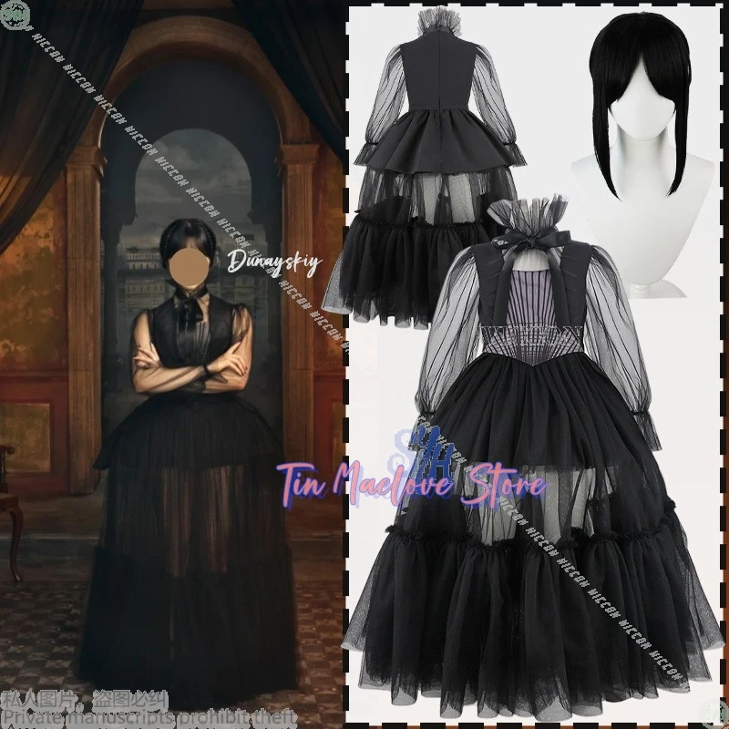 

Никогда не аниме фильм Больше косплей Wed Horror Хэллоуин Ball органов로윈 코스 Luar Dead Dance Uniform Goth Black Evening Dress Vintage Lolita Cos