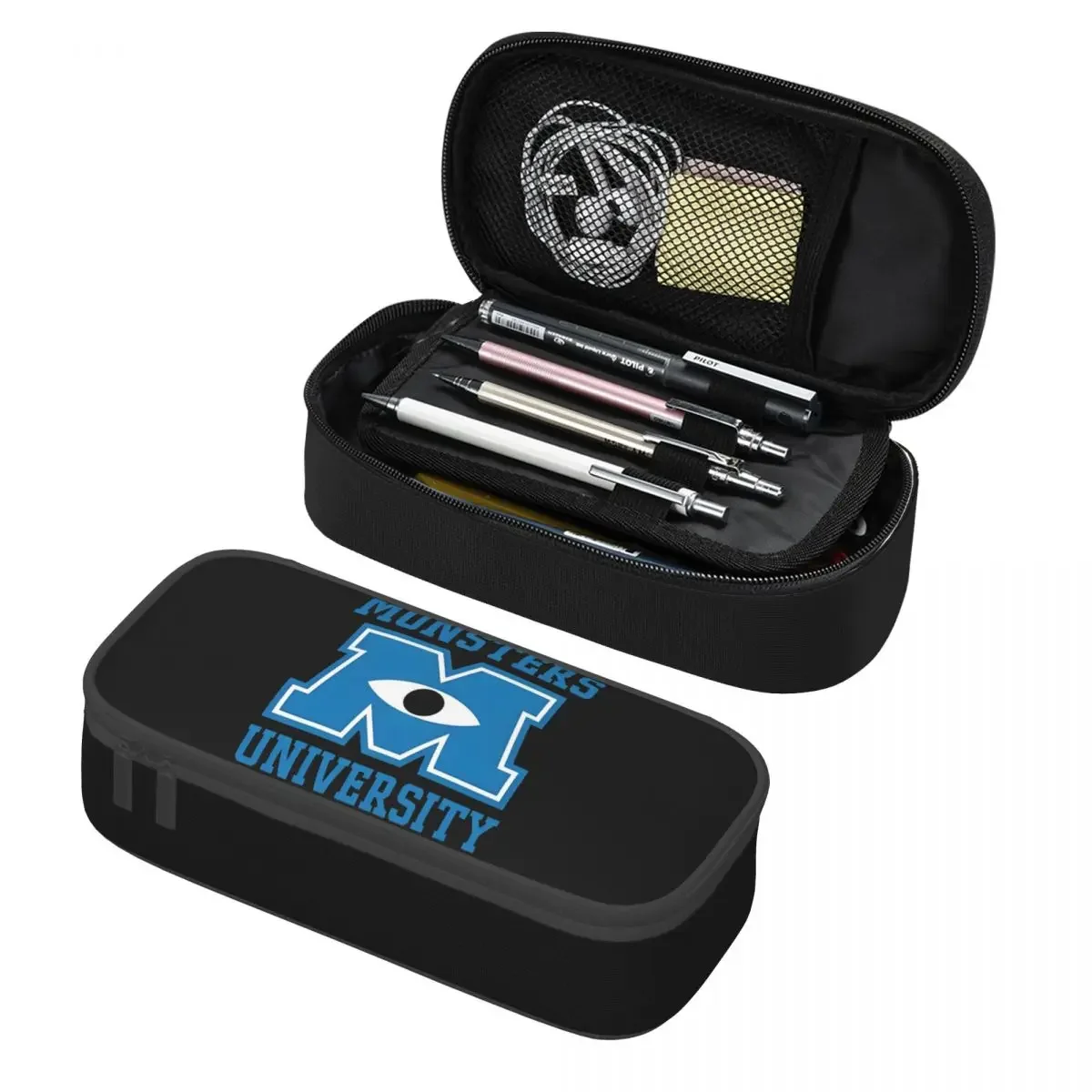 

Custom Monsters University Logo Pencil Cases for Boy Girl Large Capacity Pen Box Bag School Supplies