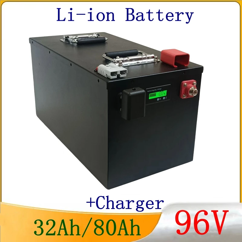 

BMS 26S 96V 30Ah 40Ah 55Ah 60Ah 80Ah Литий-ионный аккумулятор для 2000W 3000W 4500W Самолет Трактор Чемодан Транспортер Tour Bus
