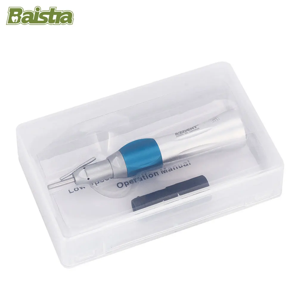 

Dental Low Speed Straight Handpiece 1:1 With External Irrigation Pipe 135℃ Autoclave Sterilization Dentistry Surgical Tools