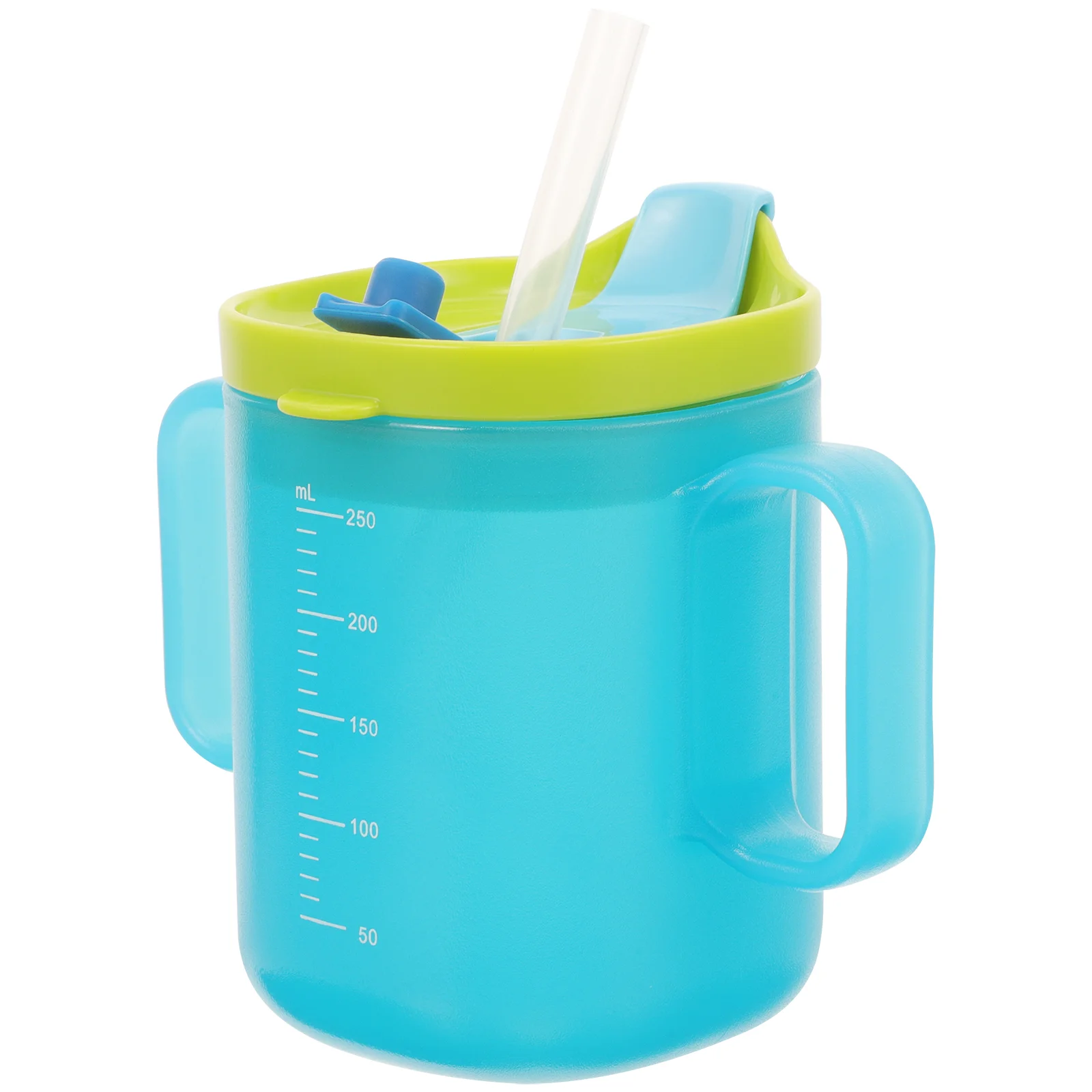 

Handicapped Feeding Cup Elderly Care Water Cold Cups with Lid Straw Aldult Maternity Drink