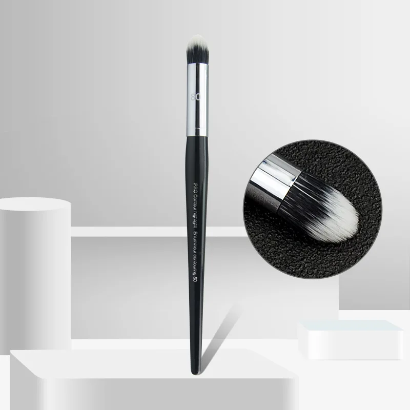 Pędzel do cieniowania twarzy Pro Conical Head SEP # 80 Magic Highglow Nose Shadow Smudger Blending Pędzel do makijażu Narzędzie kosmetyczne