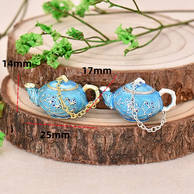 Buyee 925 Sterling Silver Unique Pendant Chain Exquisite Craft Teapot Necklace for Women Man Punk Rock Jewelry Chain 50cm