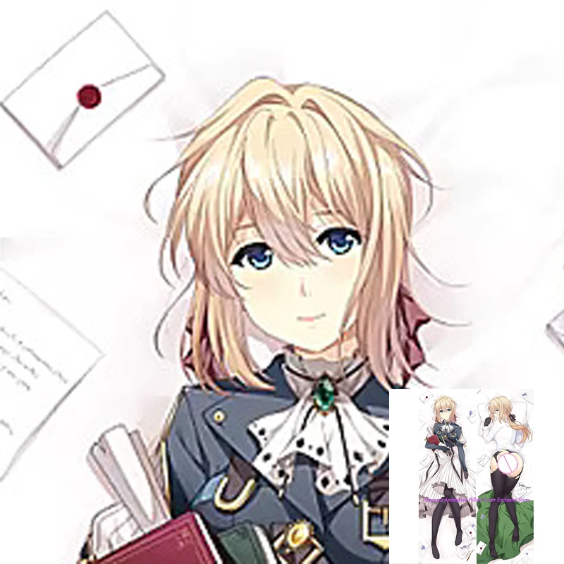 

Anime Pillow Cover Dakimakura Violet Evergarden 2 Side Printed Hugging Pillowcase Cushion Cover Bedding Decor