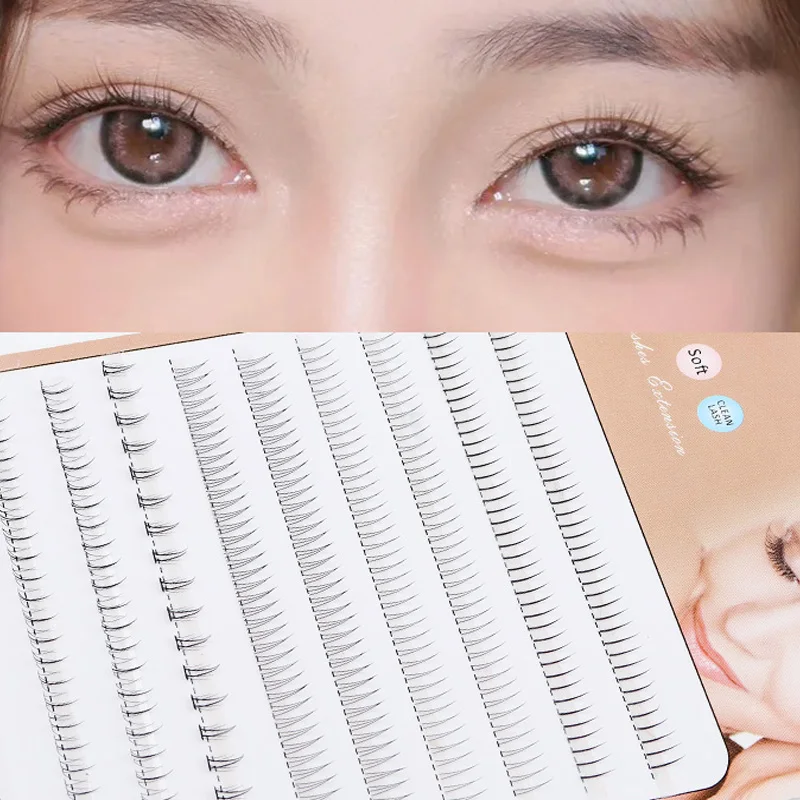 V Shape Under Lower Eyelash Comic Eye Lashes Natural Bottom Lashes Soft Manga Eyelashes Bunches Eyelash Clusters Korean Makeup