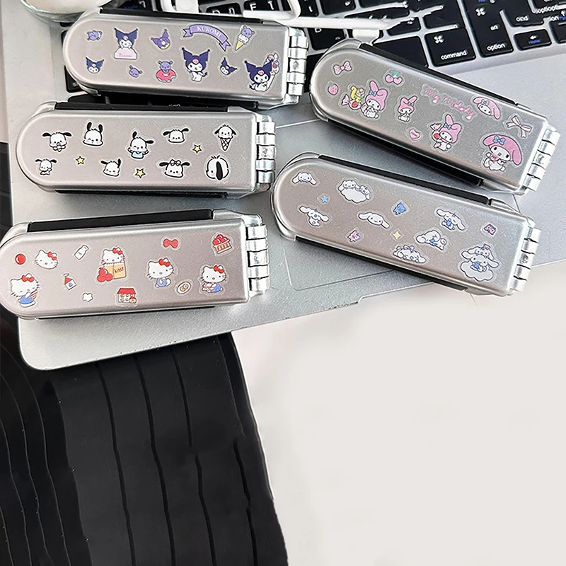 Sanrio Hello Kitty Massage Comb Foldable Air Cushion Combs Women Scalp Massage Comb Portable Cartoon Massage Airbag Combs