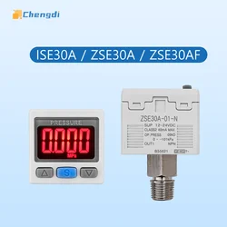 ZSE30AF ISE30A Digital Display Pressure Switch RS485 MODBUS RTU Vacuum pressure gauge SMC Type NPN/PNP Output manometer
