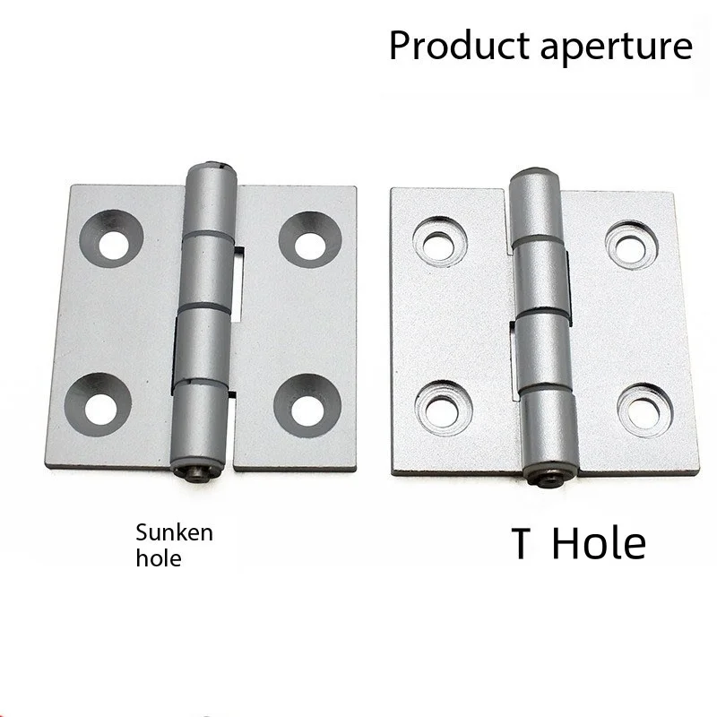 Hardware, aluminum profiles, hinges, thickened aluminum alloy, zinc alloy, DL2002 metal hinges, black and white industrial color