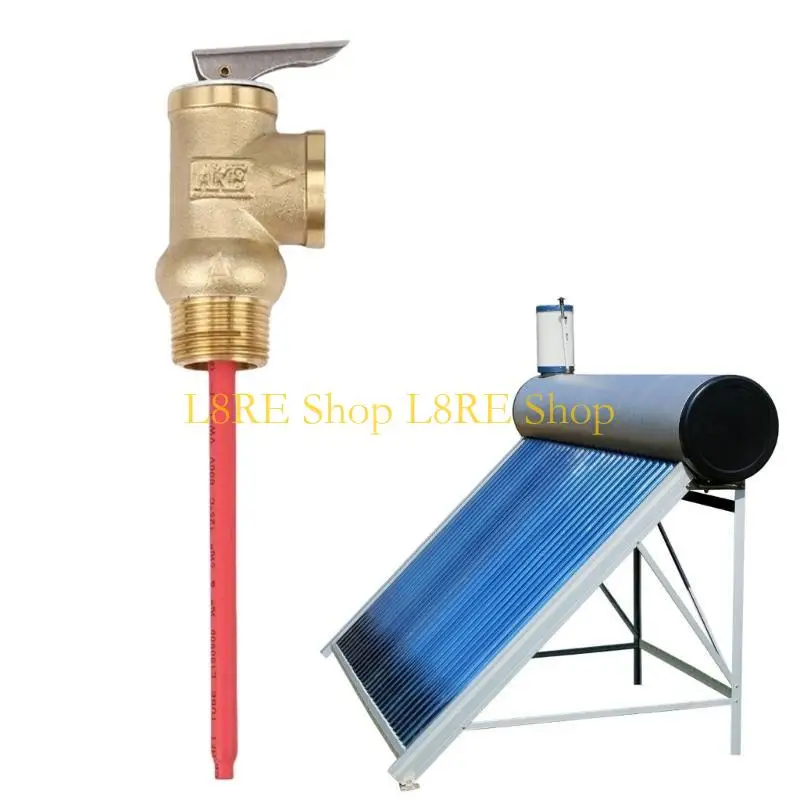 L8RE Solar Water Heating System Part Brass Construction Heater Safety Valves
