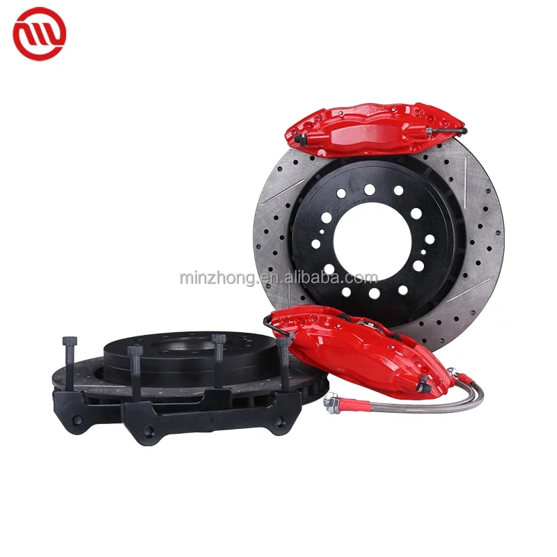 Big Auto Brake Caliper TSL F50 4 Pot Disc Rotors Kit for Toyota 86 HILUX COROLLA Innova LAND CRUISER Camry 2008-2018