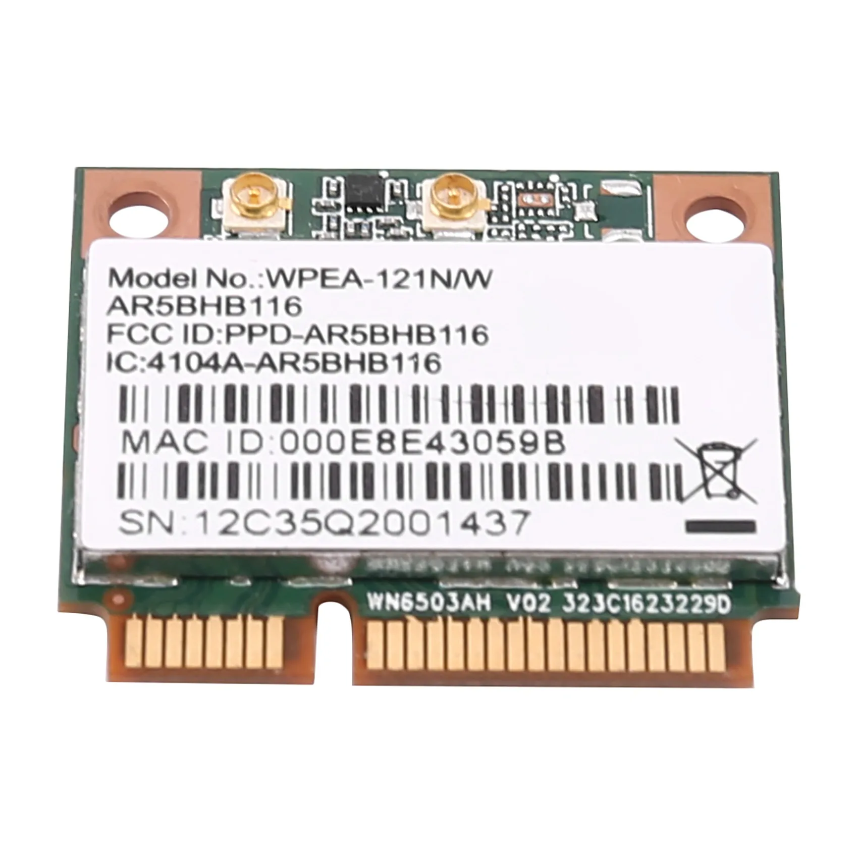 Wireless Network Card Atheros AR9832 AR5BHB116 2.4/5 GHz Single-Chip 300 Mbps 802.11N MINI PCI-E Wireless Card WIFI