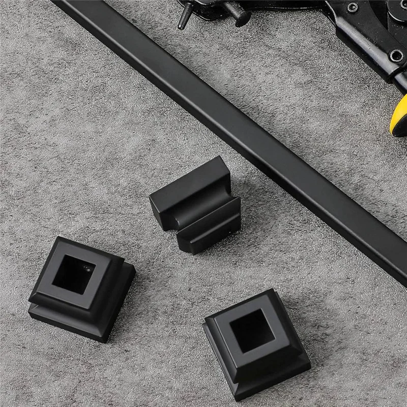 B23B أحذية الدرابزين الحديدي للسلالم-تصميم مسطح 1/2 بوصة سلة التمرير المربعة تويست المفصل الدرج 48 قطعة