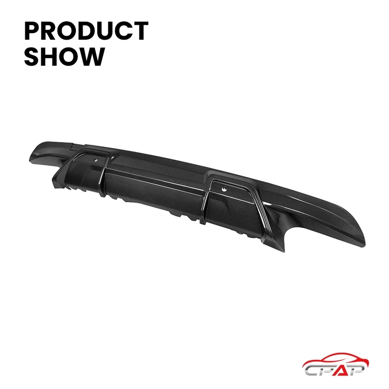 High Quality Real Dry Carbon Fiber Rear Diffuser Bumper Lip X5M F95 LCI X6M F96 LCI 2024+ OEM Style view 3