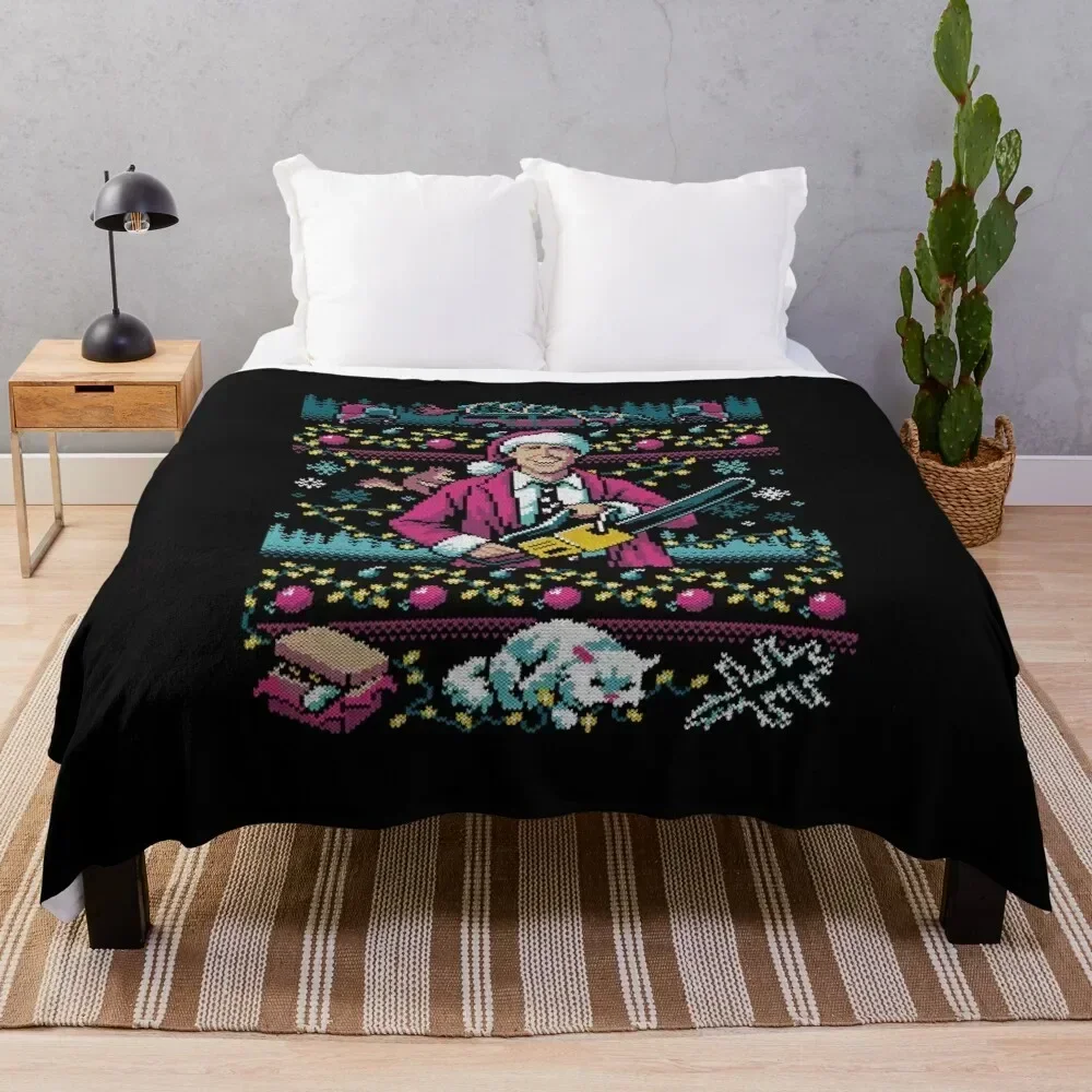 

Hap, Hap, Happiest Sweater this Side of the Nuthouse Classic T-Shirt Throw Blanket Hair Decoratives Blankets