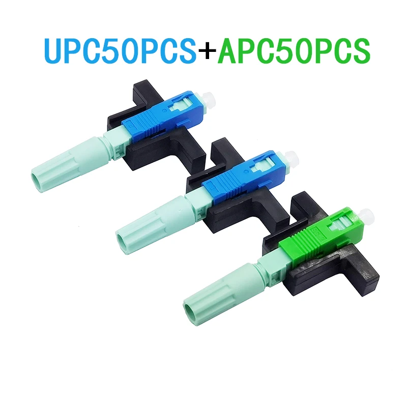 FTTH SC UPC Optical fibe quick connector SC FTTH Fiber Optic Fast Connector Embedded High Quality SC APC