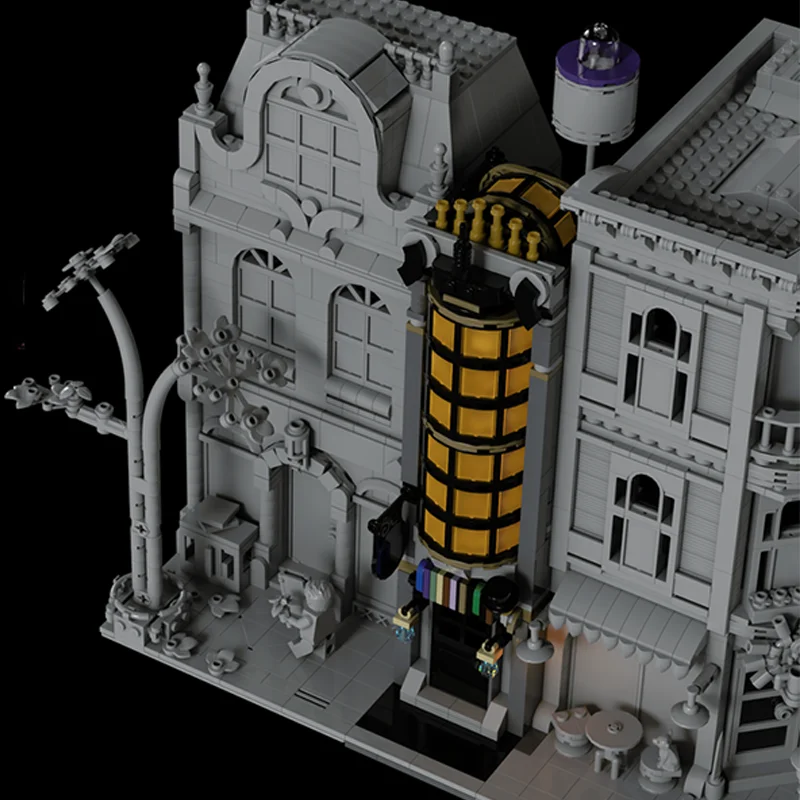 578 قطعة MOC العتيقة متجر وحدات 8 مسمار نموذج واسع بناء هدايا عيد الميلاد كتل البناء لتقوم بها بنفسك اللعب فكرة الطوب الاطفال عيد ميلاد #3