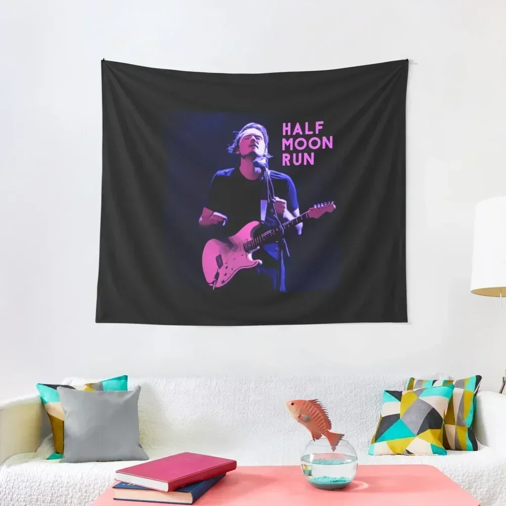 

Half Moon Run - purple and pink Tapestry For Bedroom Home Decoration Accessories Wall Decor Hanging Tapestry