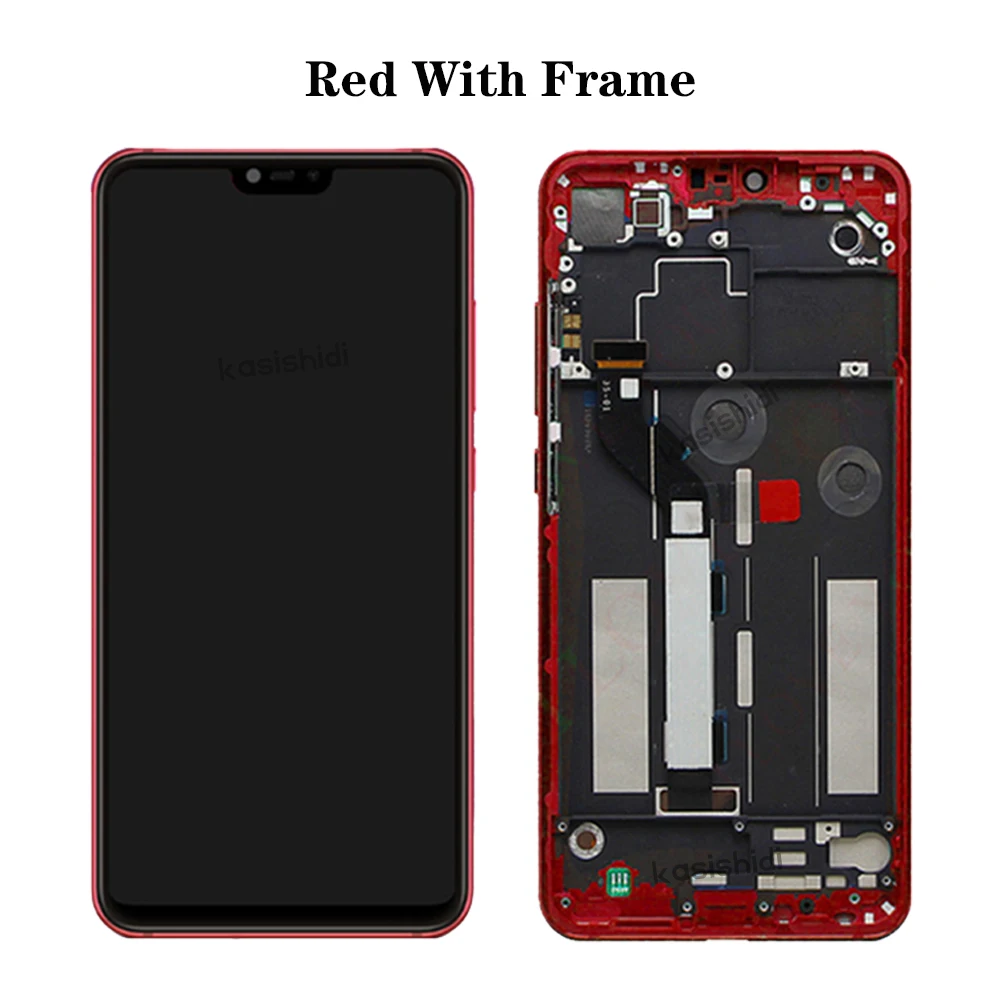 For Xiaomi Mi 8 Lite LCD Display Touch Screen Digitizer Assembly NO/With Frame For Xiaomi Mi8 Lite Mi 8X LCD Tested