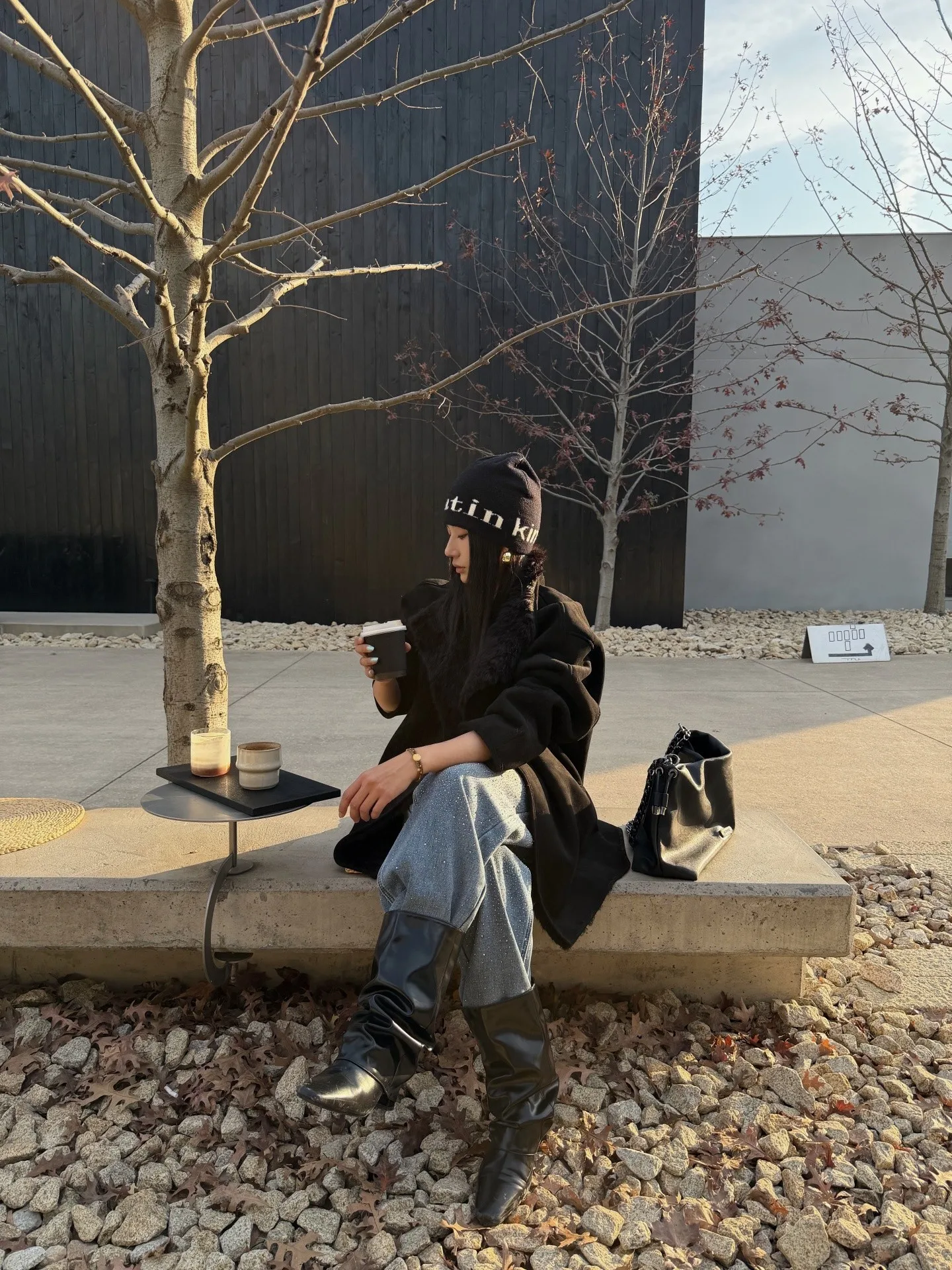 

Retro Sle Suede Leather Jaet Women's Warm Thiened Stand Collar Fur Inteated Suit Coat Long Sve Par Outerwear