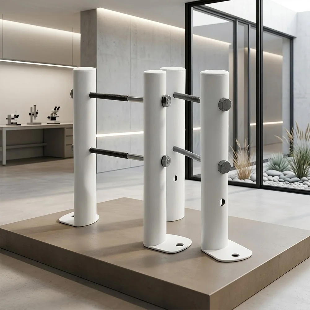 45cm Radiator Floor Support Base Sturdy Steel Mounting Bracket Kit For Secure Installation, Fixing Holder