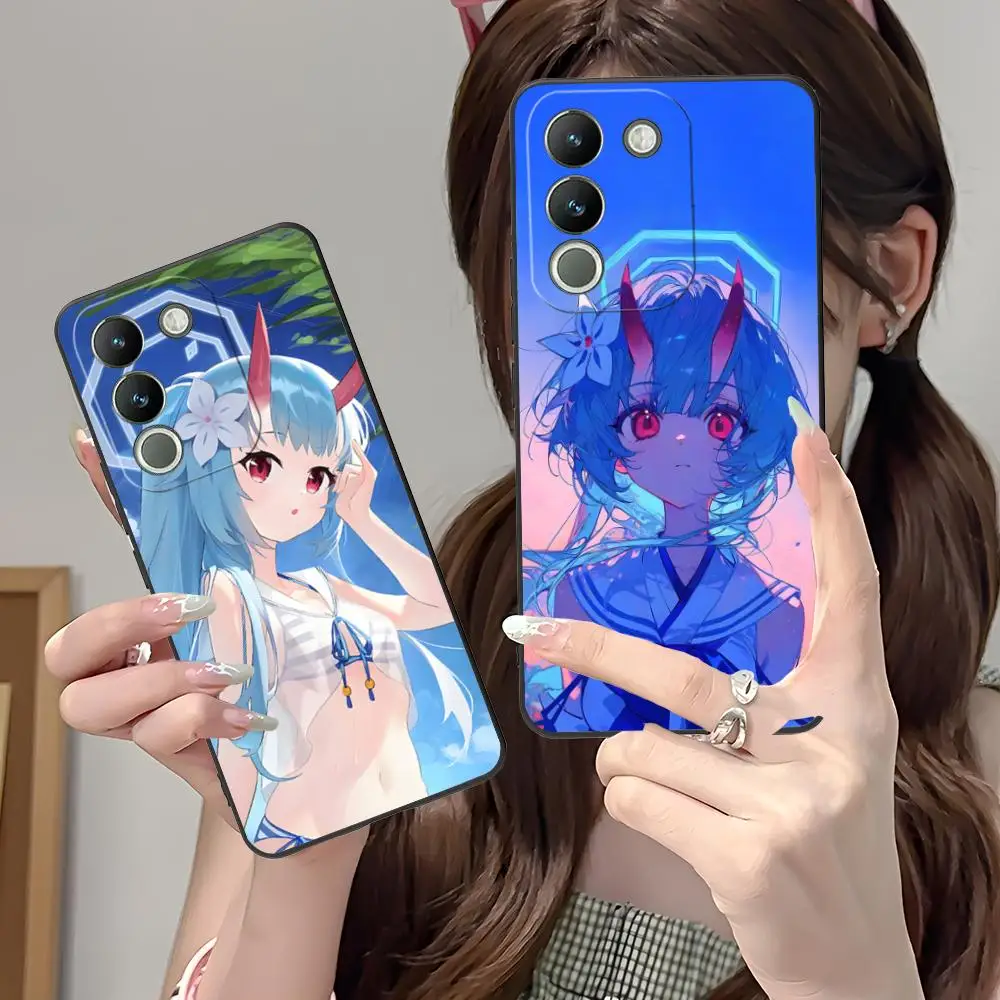 

Blue Archive Chise Phone Case for VIVO Y77 76 75 74 73 72 58 56 55 51 50 38 36 Y19 Y18 Y03 Y01 5G Soft TPU Shockproof Cover