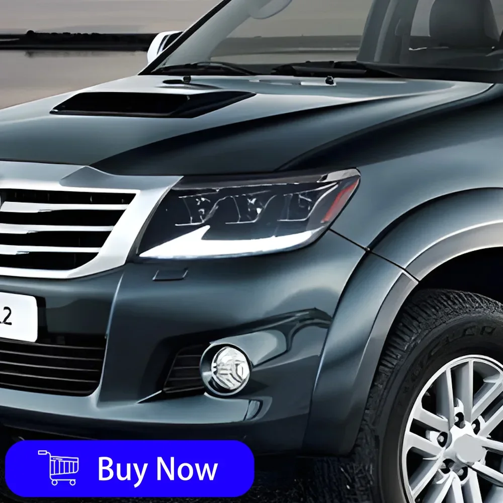 

For Toyota Hilux Vigo 2012-2014 LED Auto Headlights Assembly Upgrade High Quality 3 Projector Lens Plug and Play Accessories