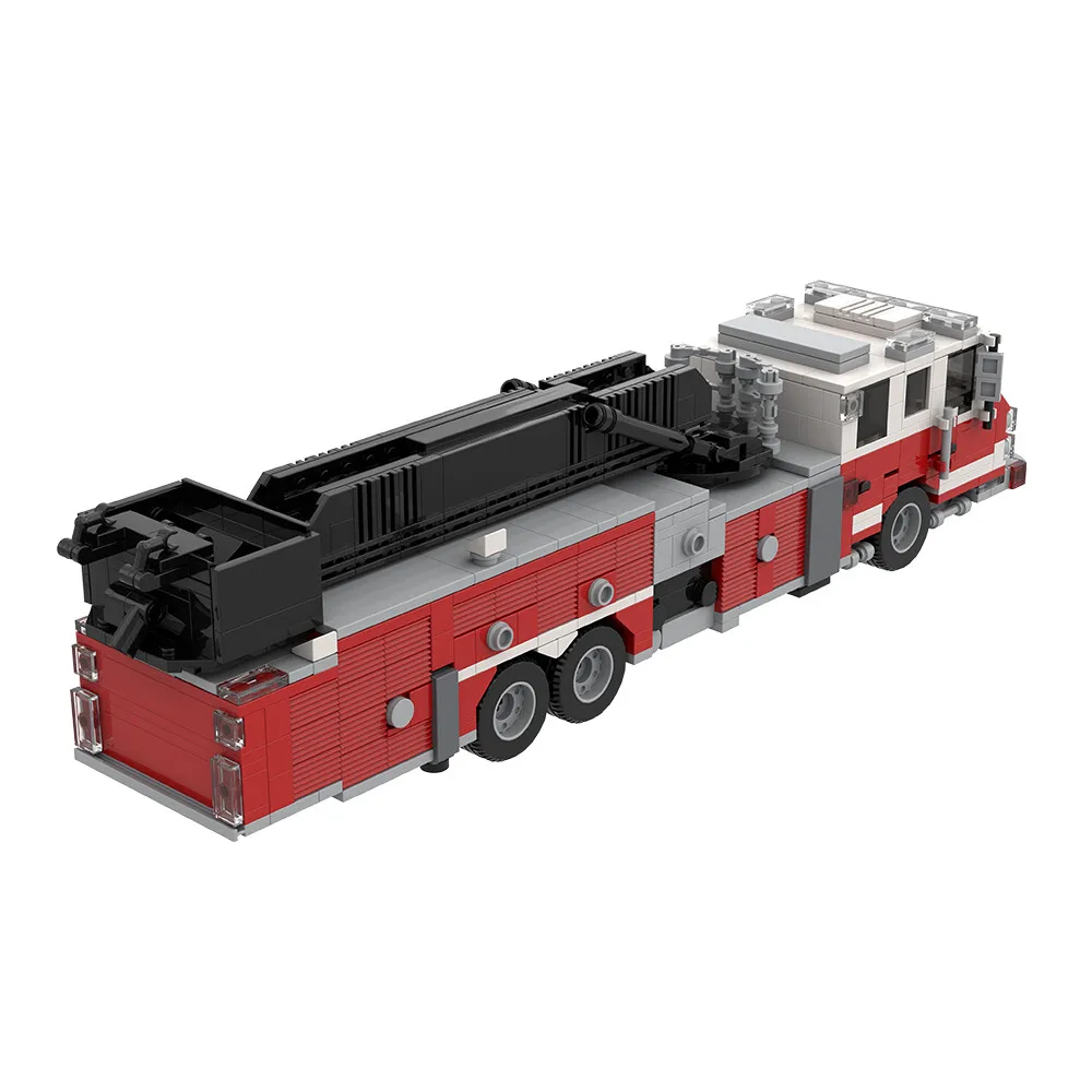 

MOC-162727 Fire Truck Mid-Mount Aerial Platform Model 1:35 Scale 886 Parts
