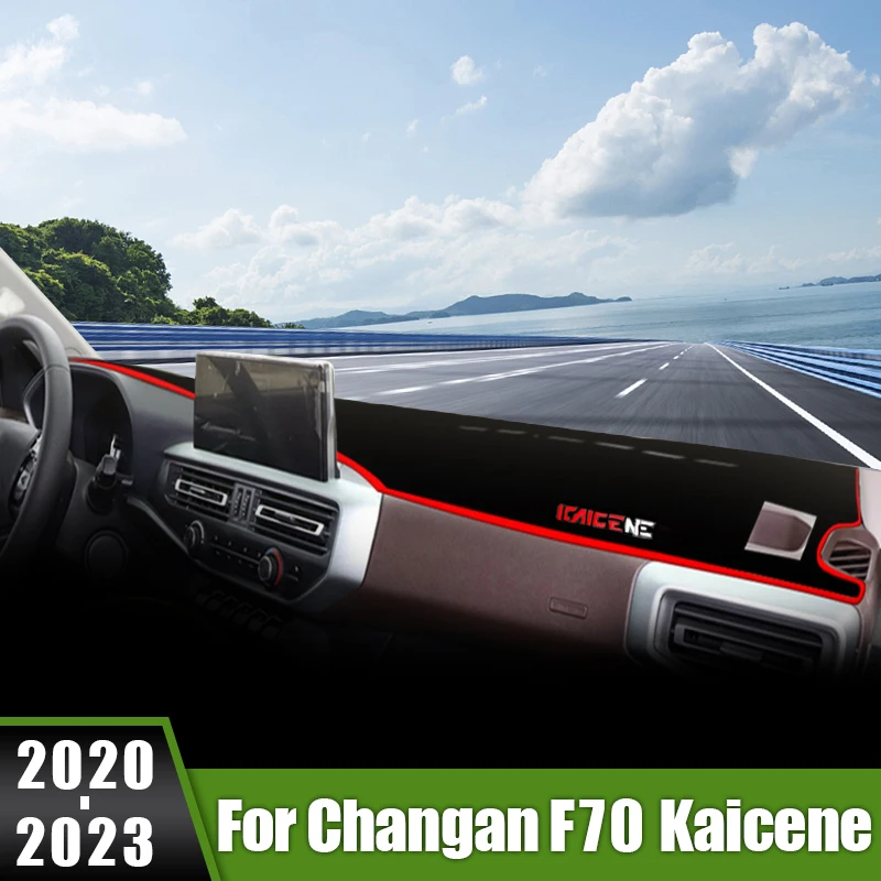 For Changan F70 Kaicene 2020 2021 2022 2023 Car Dashboard Cover Anti-UV Case Avoid Light Pads Non-Slip Protective Accessories