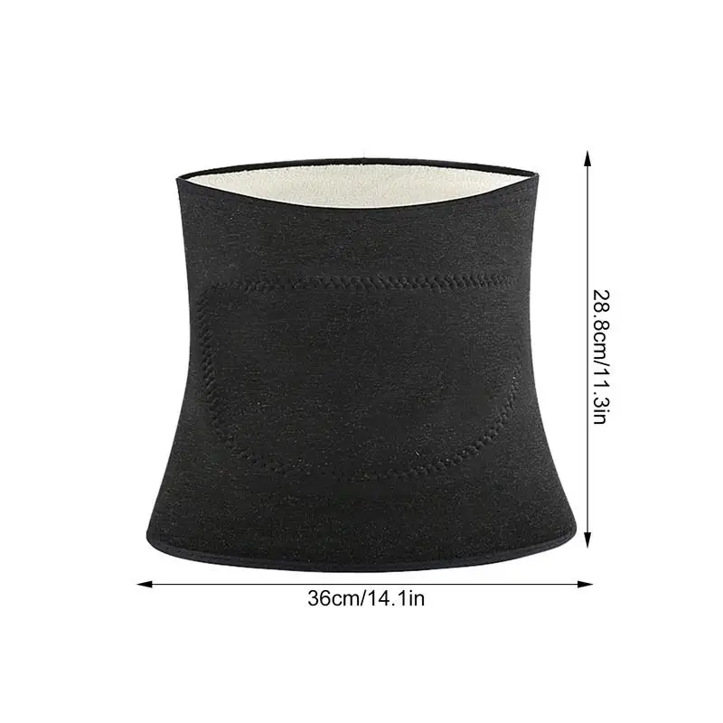 Warm Belly Band Winter Full Fleece Lumbar Support Warmer Belt Imitation Lambskin And Rabbit Wool Warm waist protection