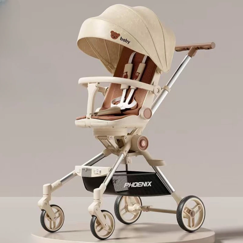 

Lightweight Stroller High View, Foldable Children's Stroller Light Compact Stroller Foldable Travel Pram Portable