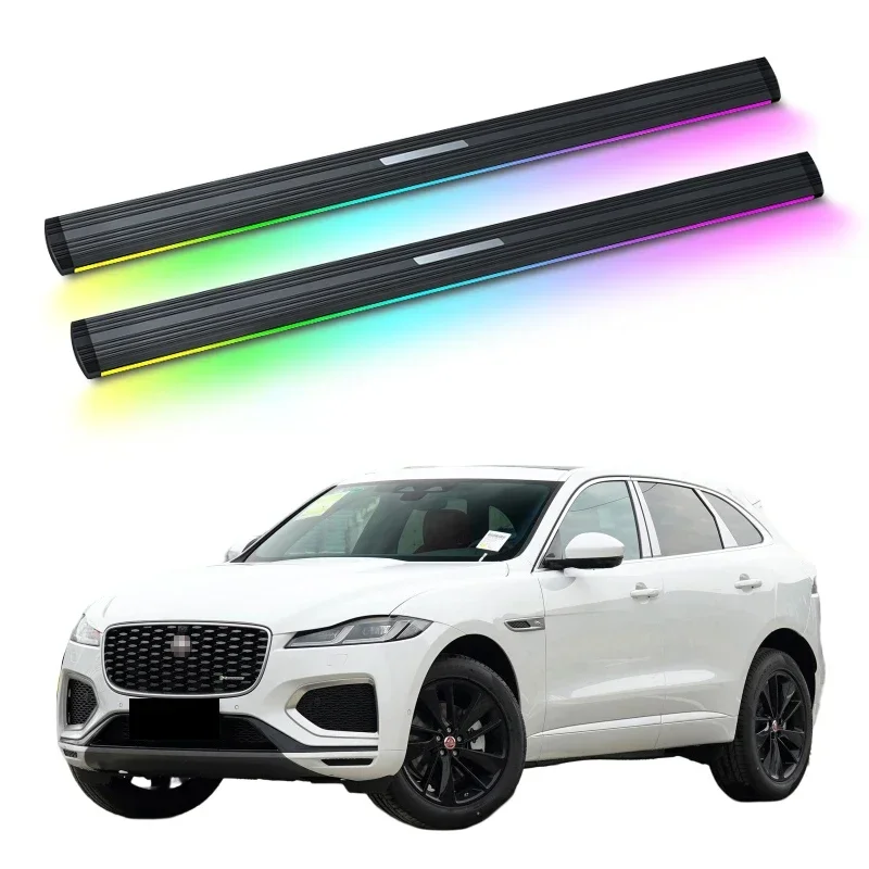 

Automatic Electric Power Side Step Running Board Neon Led Light for JAGUAR F-PACE 2016-2017 2018+