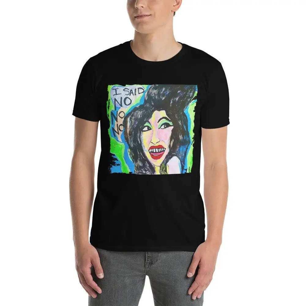 Эми Уиндом футболка реабилитация назад в черный джаз душа R & B вы знаете, что я не хороший городской Ретро Fuckery Camdentown Блюз знаковая грамма