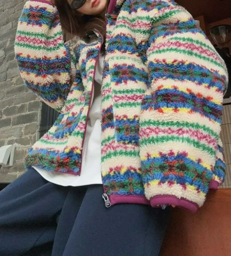 2025, lente en herfst, nieuw, veelzijdig en mager fleecejack met capuchon, mode-casual top met rits