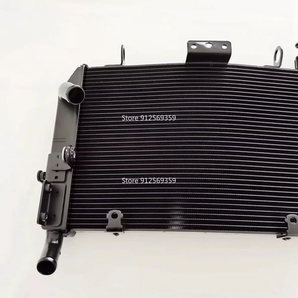 For CFMOTO 675NK CF675NK motorcycle engine water-cooled radiator, cooling fan, coolant reservoir, water tank view 5