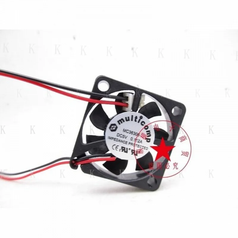 

C FOR multicomp MC36306 3006 DC5V 0.112A 2-pin slim and silent cooling fan