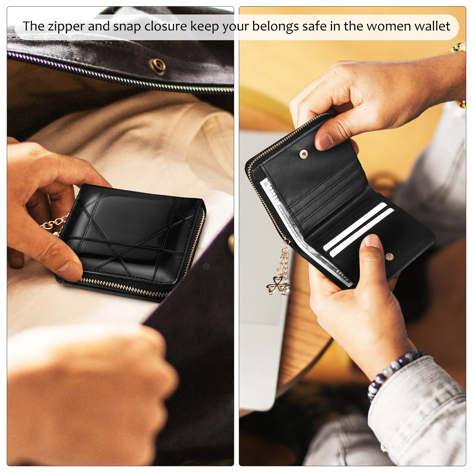 

Coin Purse Slim Wallet For Women Pocket Small Holder Change Pouch Ladies Handbag Stylish Accessories Travel
