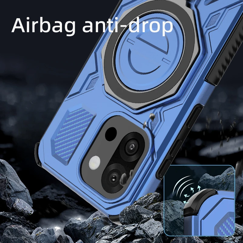 カバー Oneplus 13T ケース Oneplus 13T Capas 耐衝撃バック電話バンパー魅力吸着リングホルダー Fundas Oneplus 13T