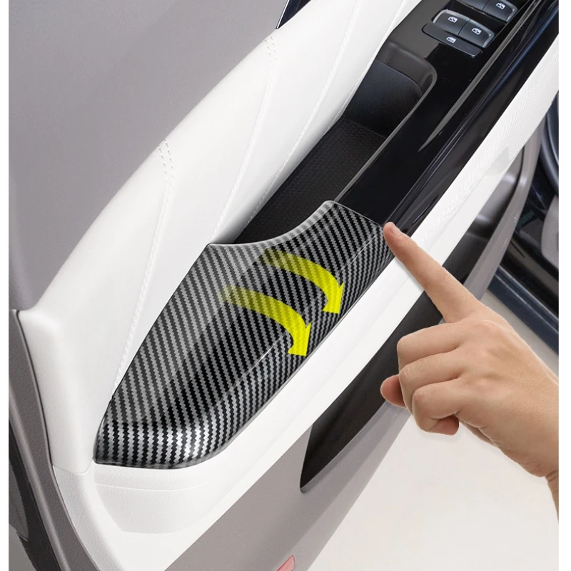 ABAIWAI para Kia Carnival Ka4 2020 2021 2022 Abs Panel de reposabrazos de puerta delantera embellecedor elevador de vidrio marco de panel trasero accesorios interiores