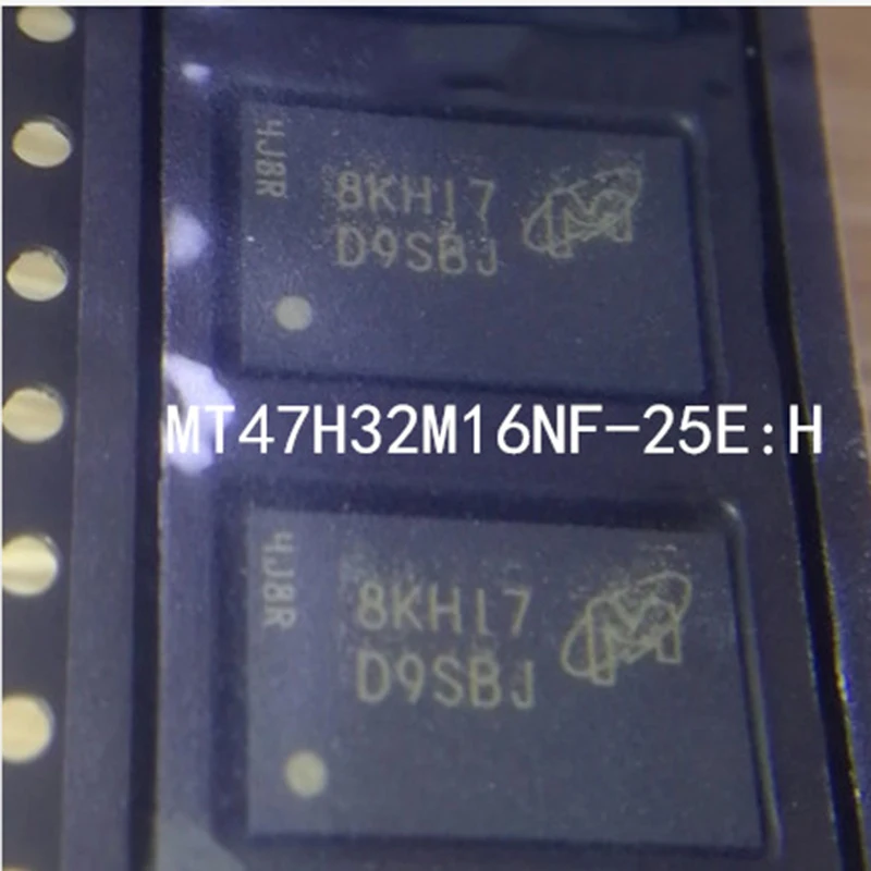 

10PCS MT47H32M16NF-25E:H D9SBJ MT47H32M16NF 512Mb (32M x 16) 400 MHz DRAM 84-FBGA (8x12.5)