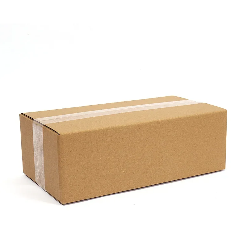 20pcs Carton Shipping Packaging Brown Cardboard Blank Kraft Paper Corrugated Box For Business Gift Box Packaging