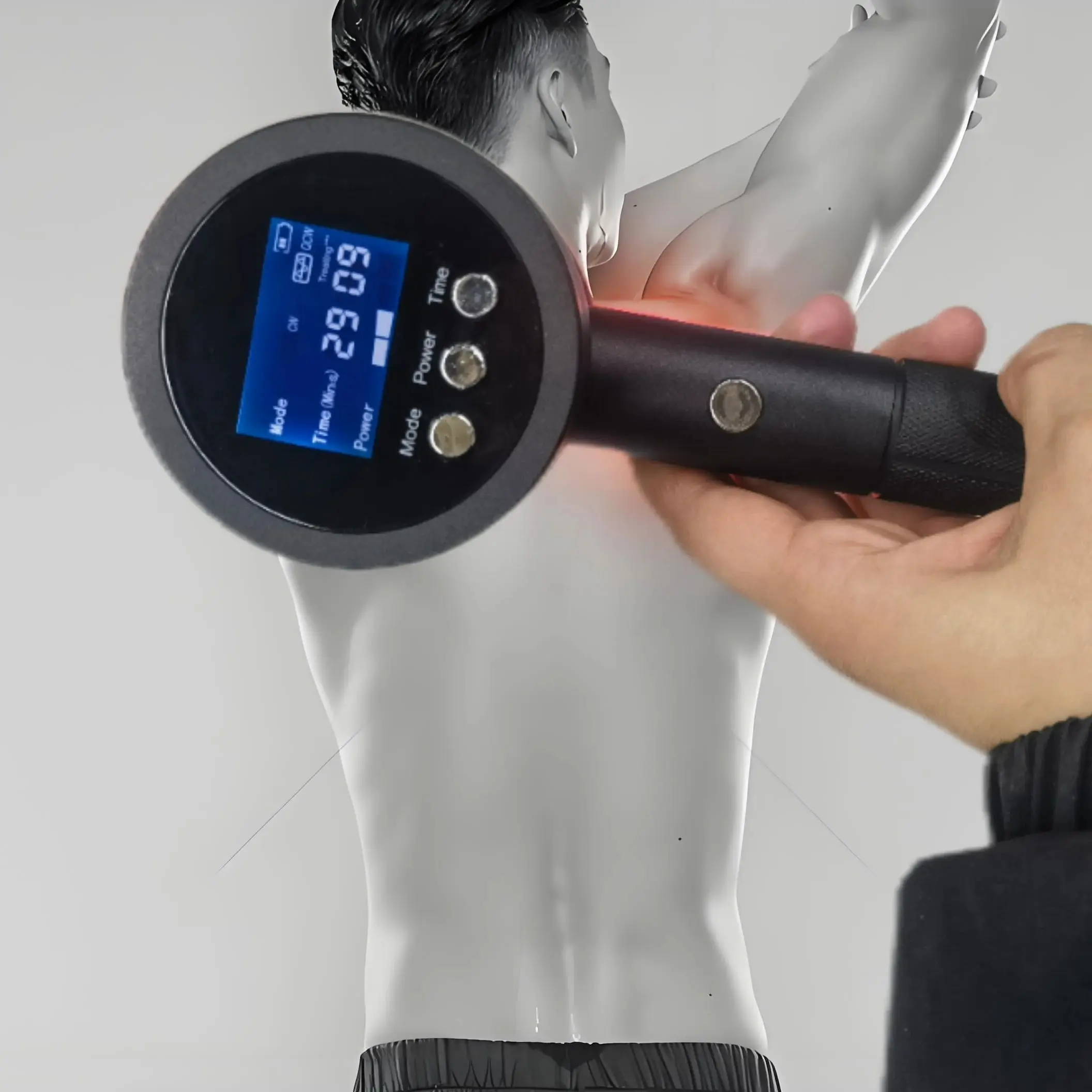 

Профессиональный аппарат для холодной лазерной терапии 5W - глубокое проникновение 6x808 нм + поверхностное заживление 19x650 нм для полного облегчения боли