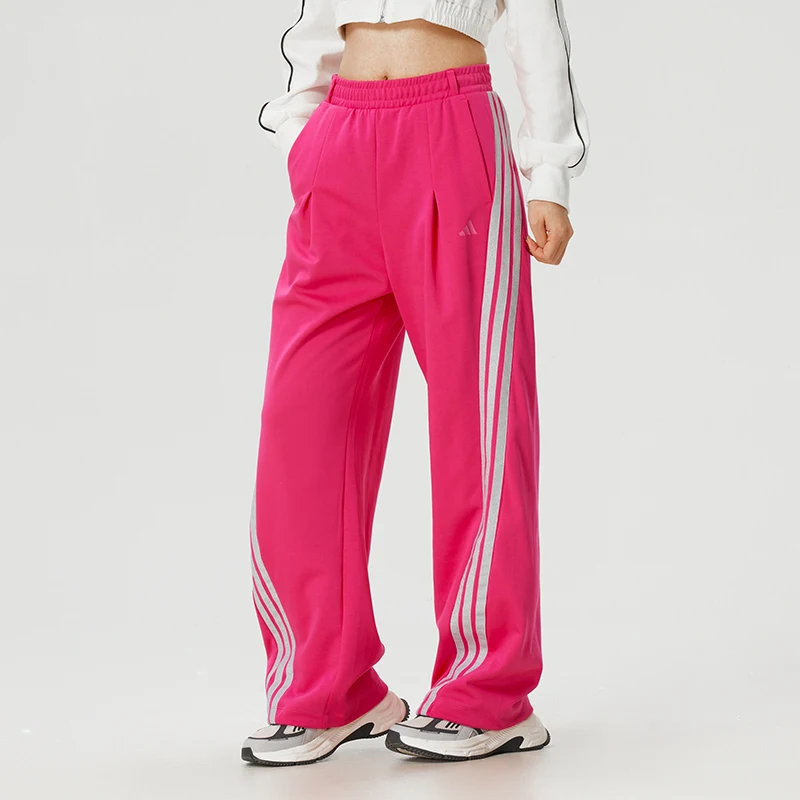 Adidas Women's Pants Sports Pants Fitness Training Running Workout Trendy Fashion Knit Long Pants Ks0036