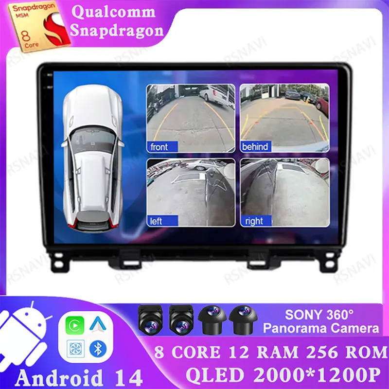 

Android 14 For Honda Jazz 4 Fit 4 2020 - 2021 Car Radio DSP Multimedia Head Unit Stereo BT Qualcomm Viedo Player DVD GPS 5GWIFI