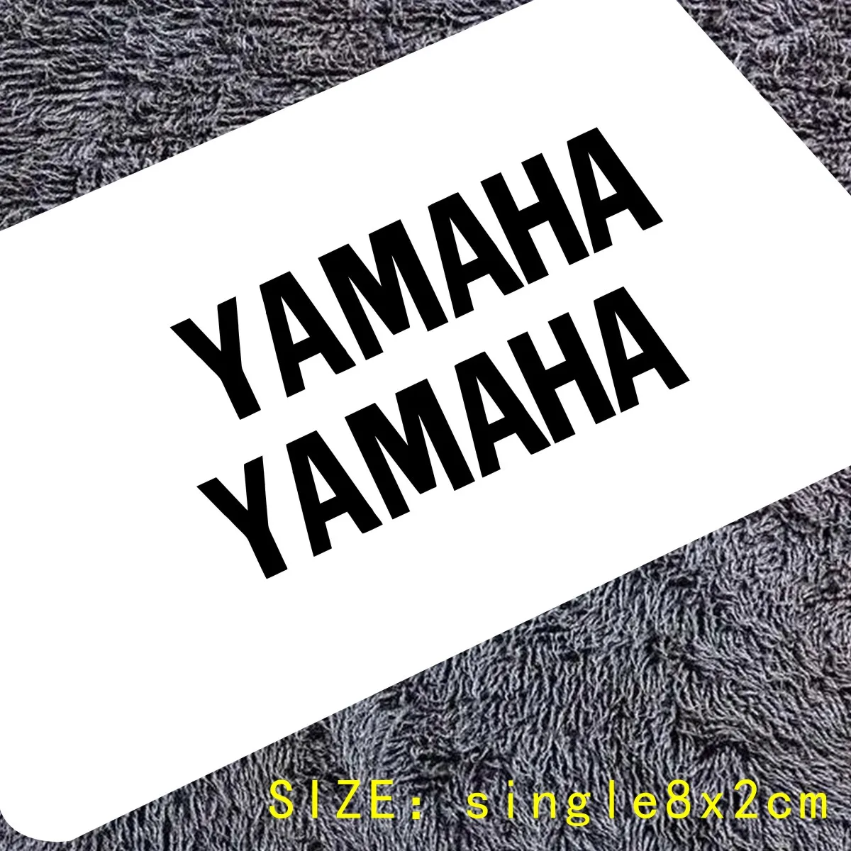 Vinyl Yamaha Sticker Motorcycle Emblem Decal Mt 07 125 Yzf R1 Nmax Tracer Fz6 Raptor R15 Wr450f Moto Letter Logo