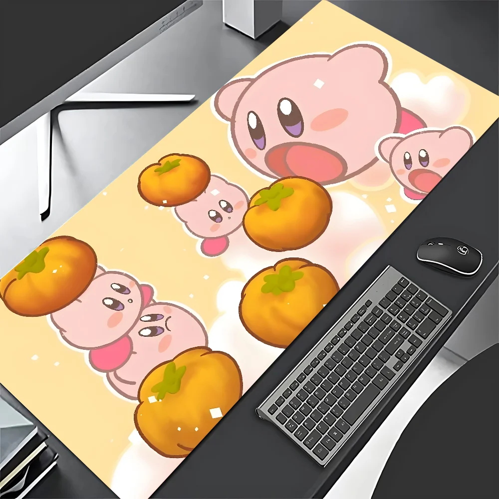 Cartoon Stars K-Kirby Mousepad Mouse Pad Laptop Gaming Accessories Mousepad Large Desk Mat Computer Gamer Keyboard Rug Carpet